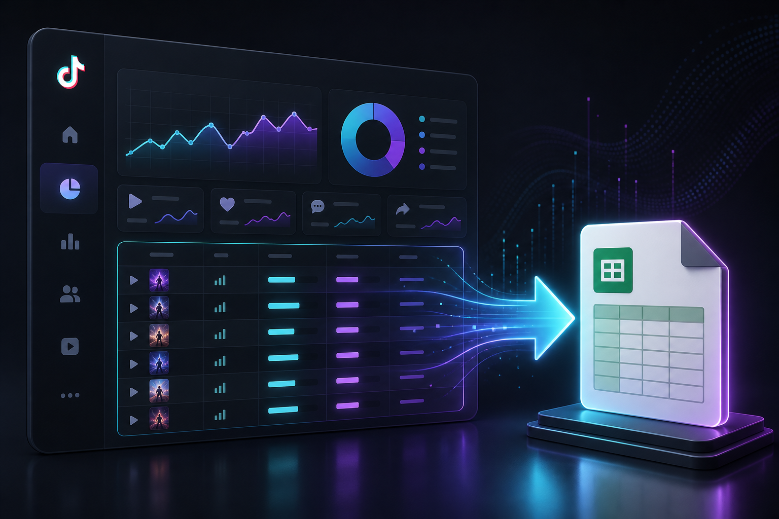 How to Export TikTok Profile Data to CSV