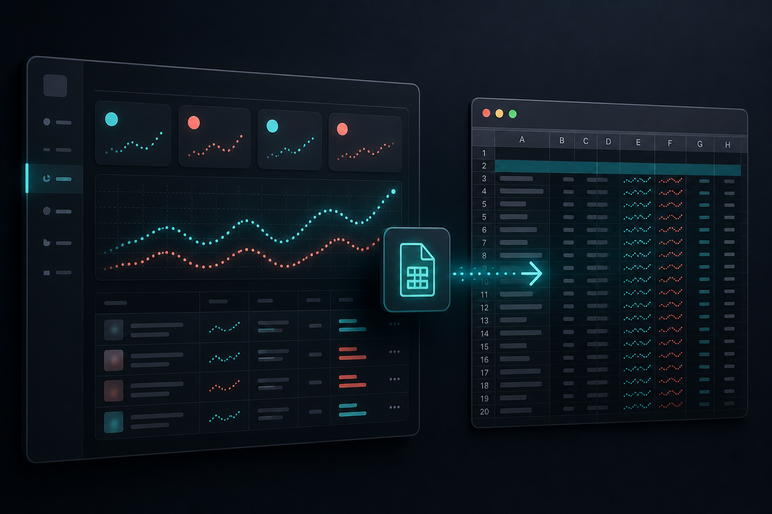 Export TikTok transcript and engagement data